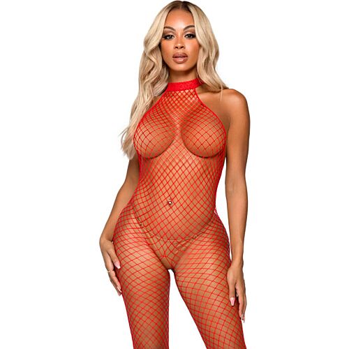 Bodystocking Leg Avenue Le Frivole s halter ovratnikom