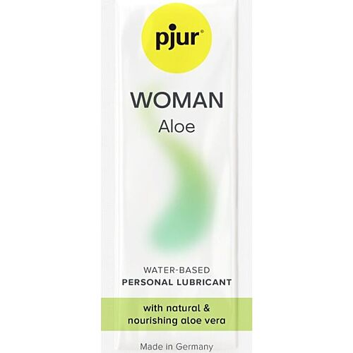 Lubrikant PJUR WOMAN ALOE 2 ml z naravno aloe vero