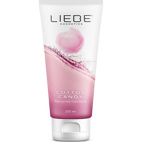 Lubrikant Liebe Cotton Candy 100 ml z okusom