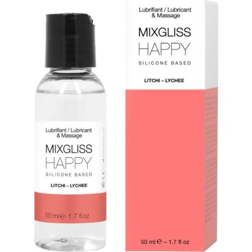 Lubrikant Mixgliss Happy Litchi 50 ml - Svilnata čutnost