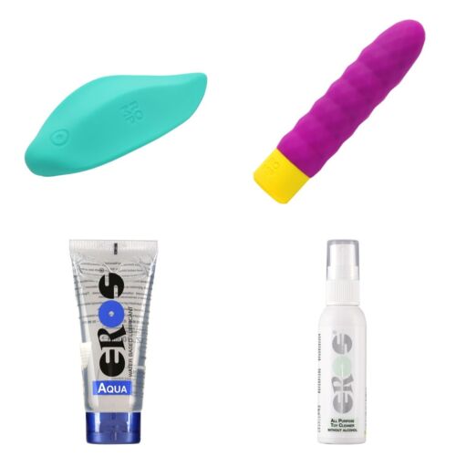 Komplet za prvi vibrator za začetnike z dvema igračama ROMP