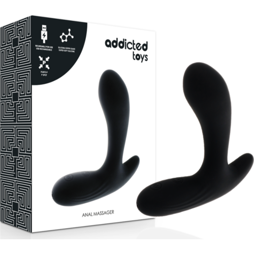 Analni masazer Addicted Toys z dvojno vibracijo