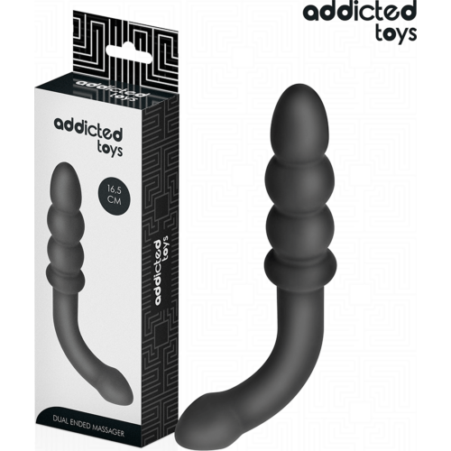 Masáže analni vibrator Addicted Toys 16,5 cm z raznolikimi kroglami