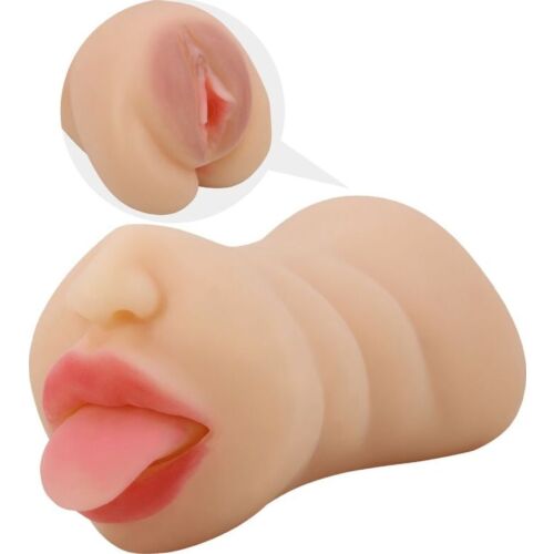 Masturbator CRAZY BULL SARAH z dvema vstopoma