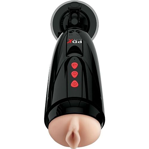 Masturbator PDX ELITE Dirty Talk Starter z močno vibracijo