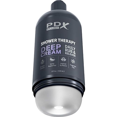 Masturbator PDX PLUS+ Deep Cream z diskretnim dizajnom