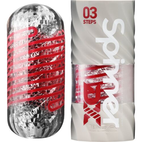 Masturbator Tenga Spinner DX 03 Steps z vrtečim mehanizmom