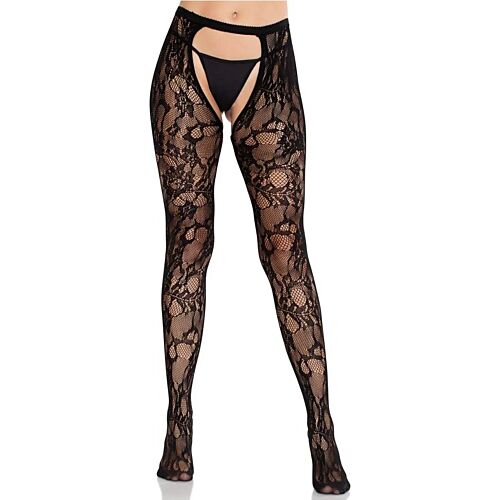 Lace Stockings Leg Avenue With Open Back