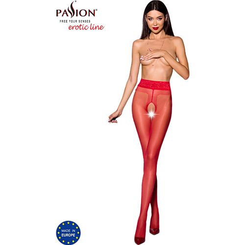 PASSION TIOPEN 001 20 DEN Thigh-Opening Stockings