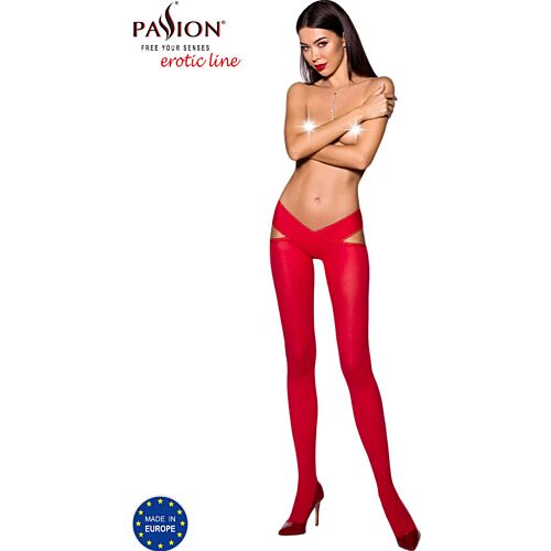 Tights Passion Woman Garter 60 Den with Unique Hip Cut