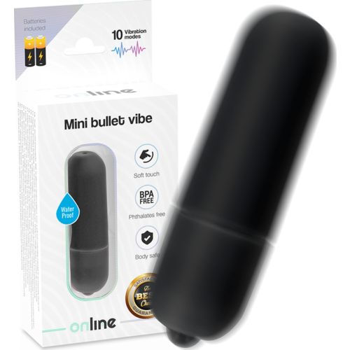 Mini vibrator ONLINE z 10 načini vibracij