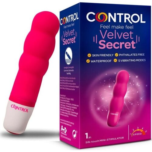 Mini vibrator Velvet Secret z mehkobo in obliko