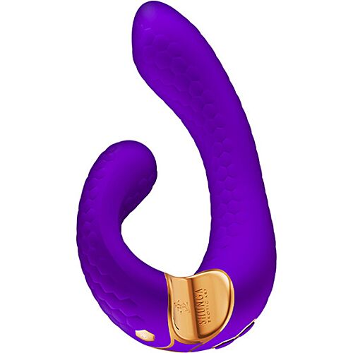 Vibrator Shunga MIYO Purple z dvojno stimulacijo