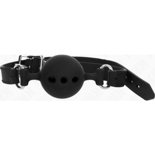Gag KINK - FULL SILICONE 55 x 2 CM Z UZEM BOLLETOM
