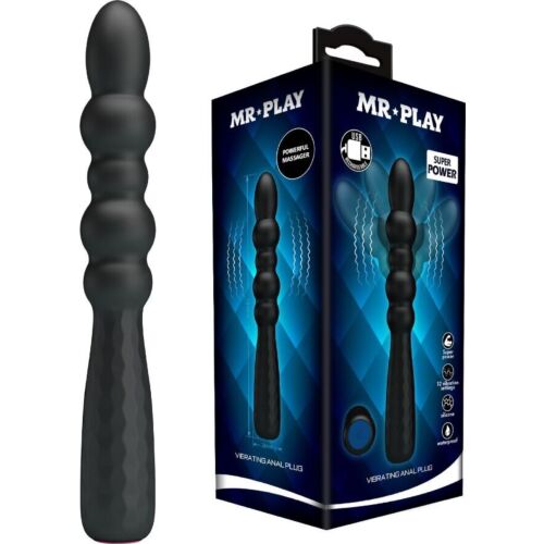 Analni plug MR PLAY s prilagodljivo obliko in vibracijo