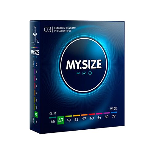 Kondomi MY SIZE PRO 47 mm - prilagojen in udoben