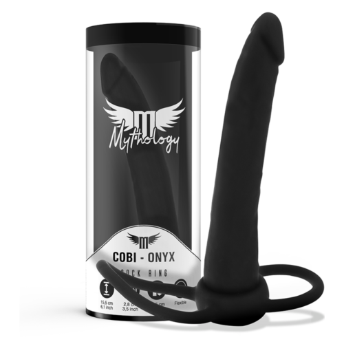 Dildo Mythology Cobi Onyx za dvojno penetracijo
