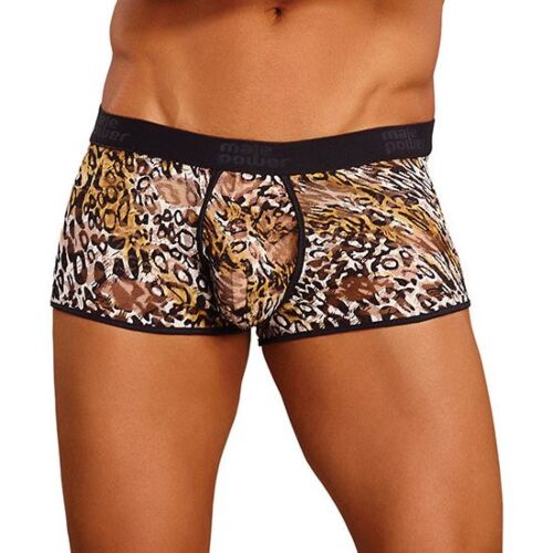 Hlačke Exposed ENH SHORT LEOPARD z udobno prilagoditvijo