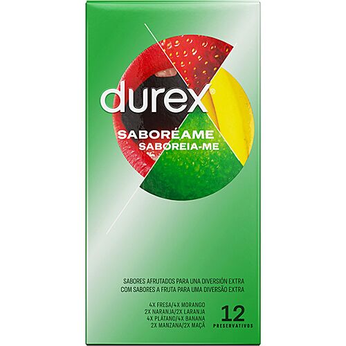 Kondomi Durex Sabor?ame 12 Uds z aromami
