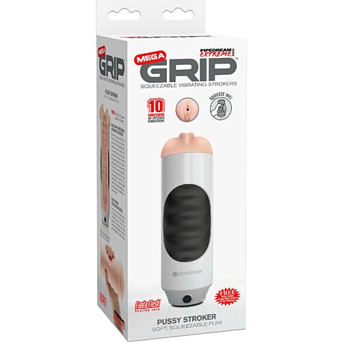 Masturbator Extreme Toyz Mega Grip z vibracijami
