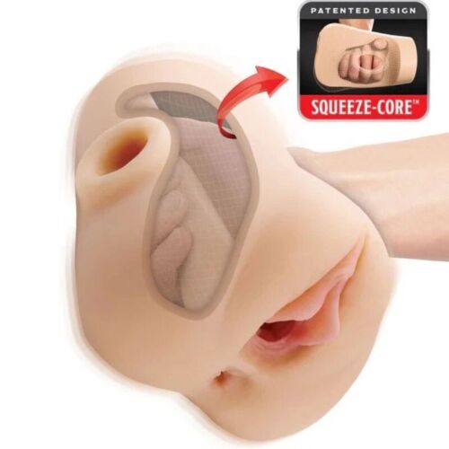 Masturbator PDX PLUS+ DOUBLE POUNDER z vibracijami