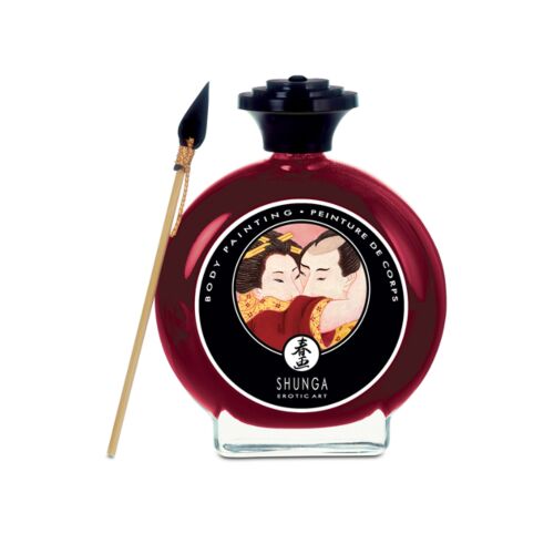 Comestibilna barva za telo SHUNGA z okusom cava in jagod