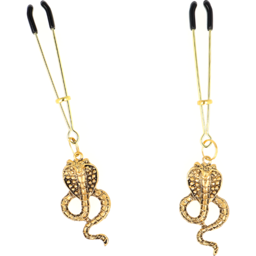 Vrpne za bradavice KINK NIPPLE GRIP s cobra obeskom