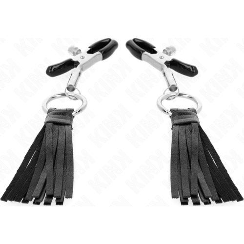 Pincete za bradavice KINK - Leatherette Tassel 6 cm