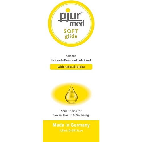 Lubrikant PJUR Med Soft Glide 1.5 ml z jojobo