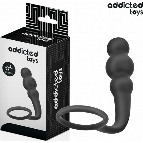 Analni vložek Addicted Toys Model 1 z obročkom