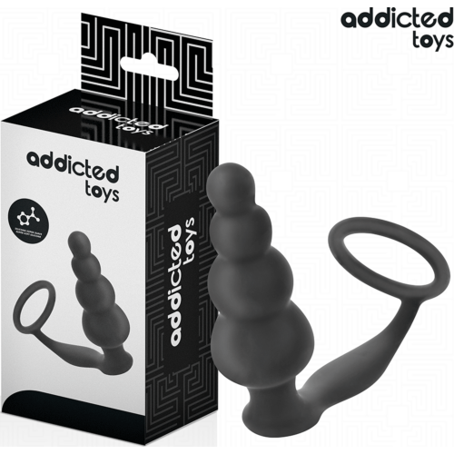 Analni čep Addicted Toys Model 5 z obročem