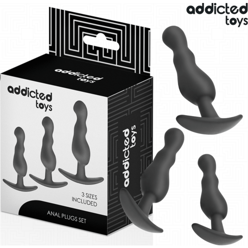 Set analnih čepkov Addicted Toys 3 | postopna stimulacija