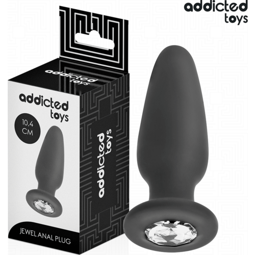 Analni čep Addicted Toys Talla M z okrasno dragocenostjo