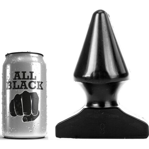 Analni Plug ALL BLACK 17 CM s primerujočo dolžino