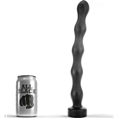 Buttplug ALL BLACK 32 cm z več širinskimi možnostmi
