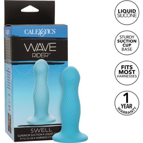 Analni plug CALEXOTICS Wave Rider Swell z valovito teksturo