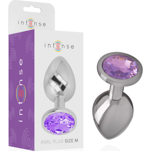 Analni čep INTENSE z diamantom velikost M