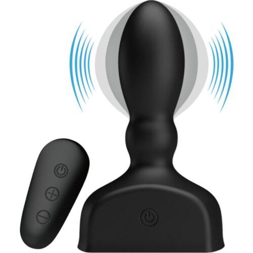 Vibracijski plug MR PLAY Inflatable z daljinskim upravljalcem