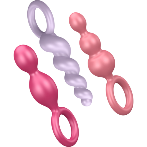 Analni plug Satisfyer Set 3 velikosti za začetnike