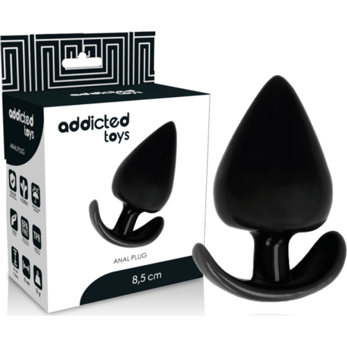 Analni plug ADDICTED TOYS 8.5 CM z realističnimi teksturami