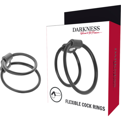 Obroč Darkness Bondage za daljše erekcije