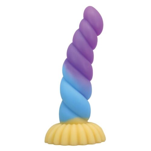 Dildo POWER MONSTERS Unicorn Tricolor Fantasy 22 cm Ø 5 cm