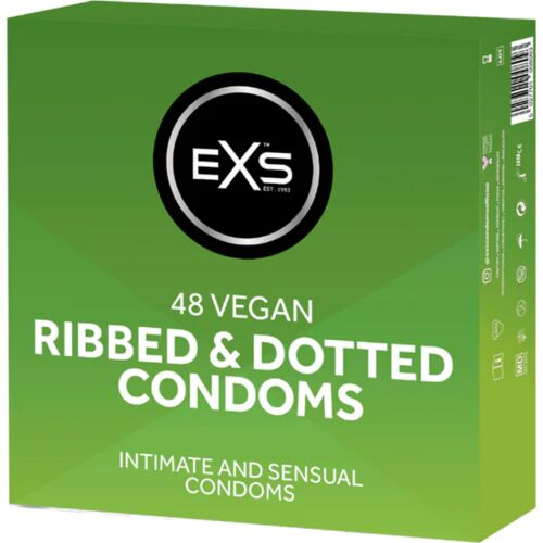 Kondom Exs Ribbed & Dotted z dodatno stimulacijo