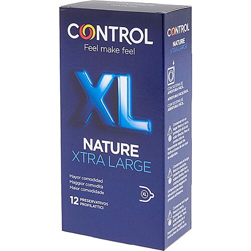 Kondomi Control Adapt Nature XL z lubrikantom