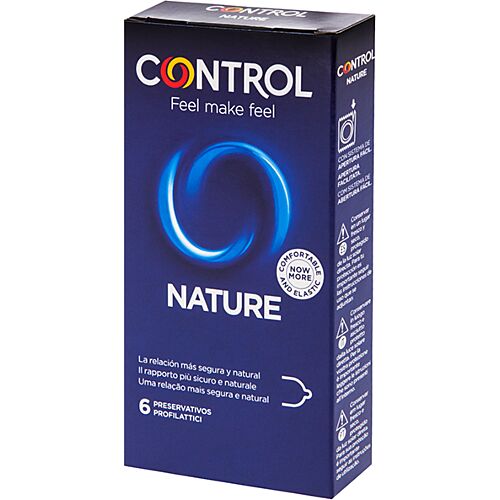 Kondomi CONTROL ADAPTA NATURE 54 mm z lubrikantom