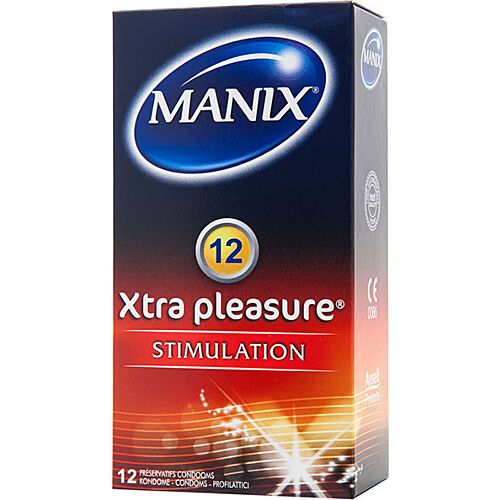 Kondomi Manix Xtra Pleasure z dodatno teksturo