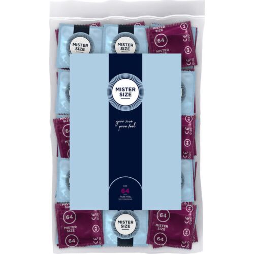 Kondomi MISTER SIZE XXL 64 mm - naraven udoben fit
