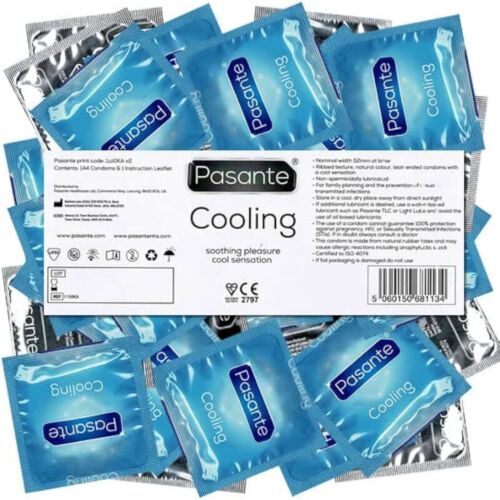 Kondomi Pasante Cooling Sensation 144 Kos - Učinek Hladu