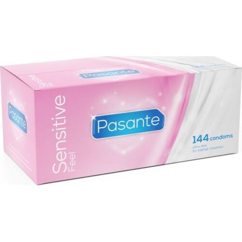 Kondomi Pasante Sensitive 144 enot ultra tanka zasnova