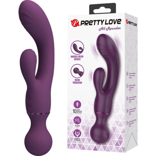 Vibrator Pretty Love All Rounder z dvojno stimulacijo
